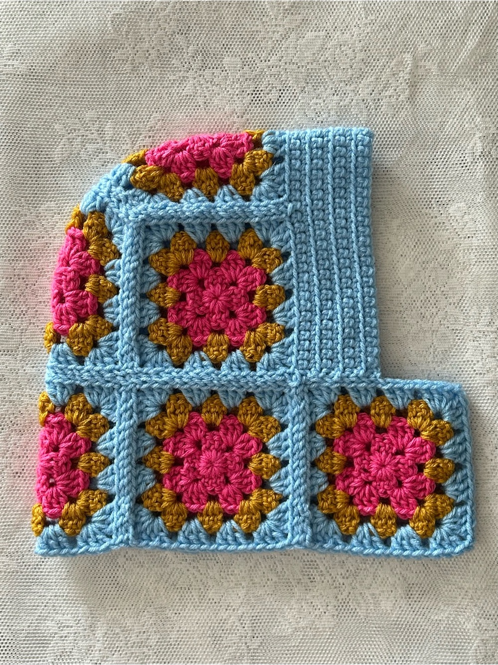Granny Square Crochet Balaclava